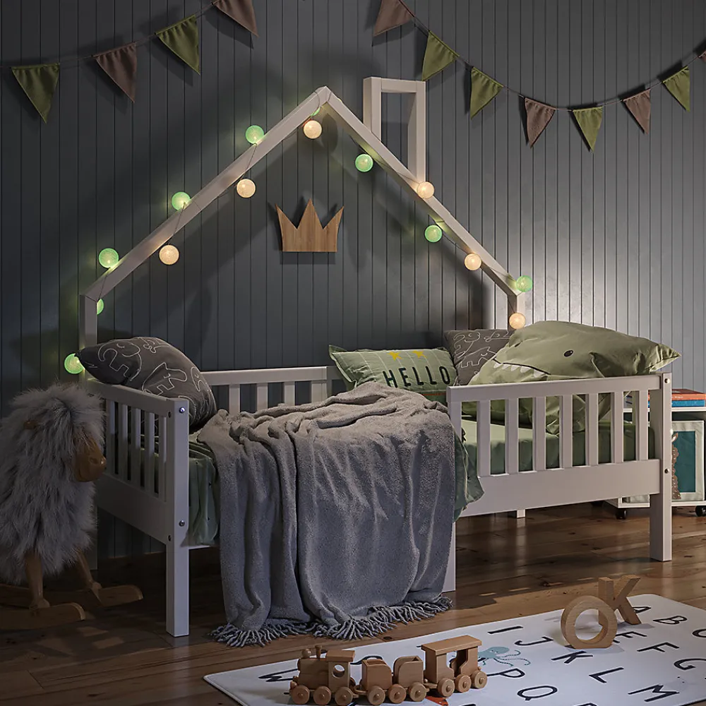 Vitalispa Lit cabane Blanc 80x160 cm>Vitalispa® New