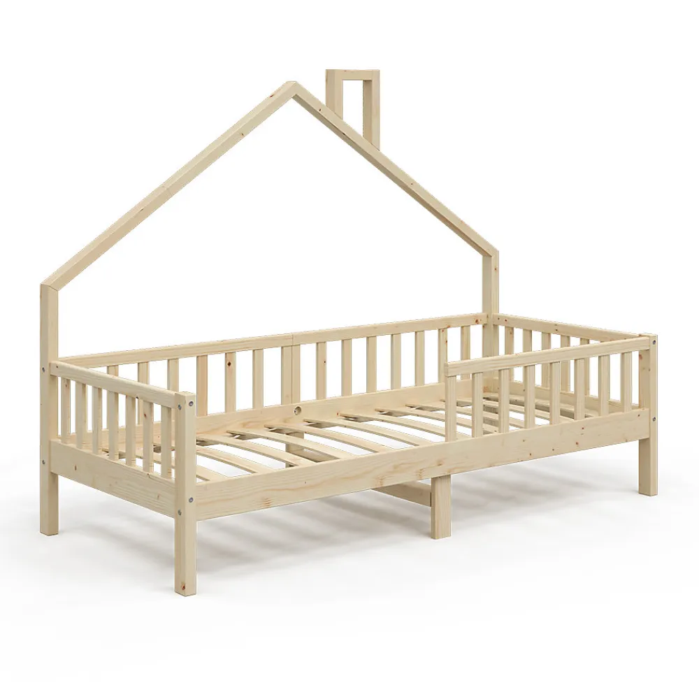 Vitalispa Lit de maison Naturel bois 90x200 cm>Vitalispa® Online