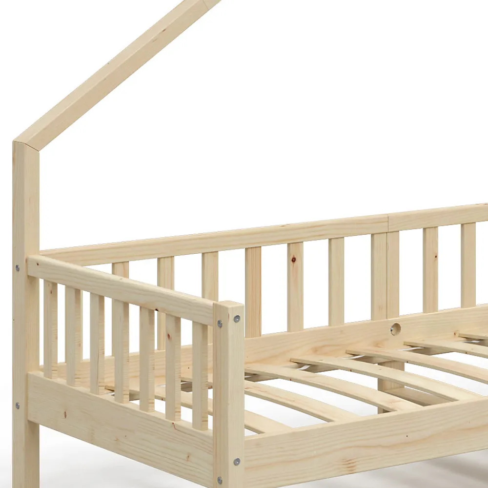 Vitalispa Lit de maison Naturel bois 90x200 cm>Vitalispa® Online