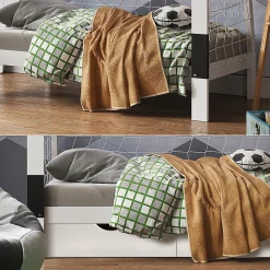 Vitalispa Lit denfant Blanc 80x160 cm avec tiroir><noscript><img width=