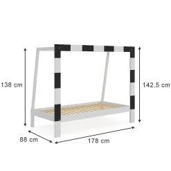 Vitalispa Lit denfant Blanc 80x160 cm sans matelas><noscript><img width=