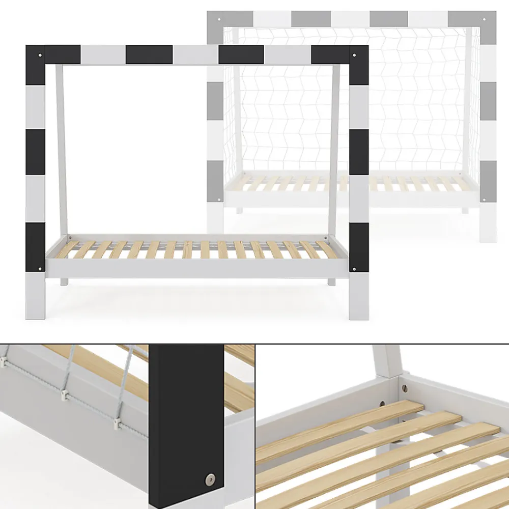 Vitalispa Lit denfant Blanc 80x160 cm sans matelas>Vitalispa® Discount