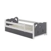 Vitalispa Lit pour enfant Gris 80x160 cm avec tiroir, sans matelas>Vitalispa® Online
