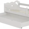 Vitalispa® Vitalispa Lit pour enfant Blanc 80x160 cm avec tiroir, sans matelas*Enfant Lit Enfant