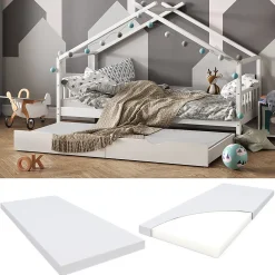 Vitalispa® Vitalispa Matelas pour enfants Blanc 90x190cm H2 Degré de dureté* Matelas
