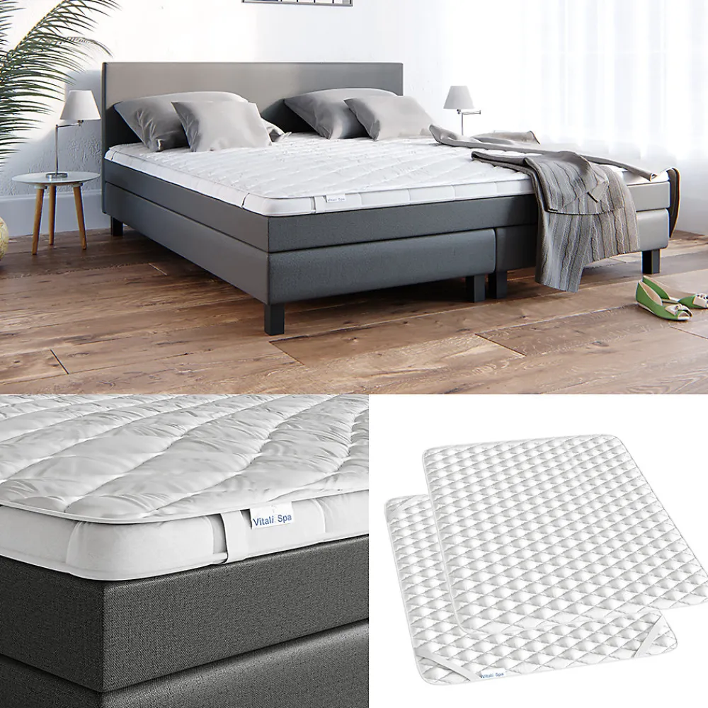 Vitalispa Protège-matelas Blanc 160x200cm>Vitalispa® Outlet
