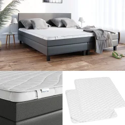 Vitalispa Protège-matelas Blanc 160x200cm Surpiqûre>Vitalispa®