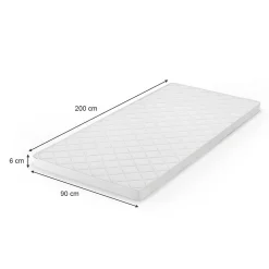 Vitalispa® Vitalispa Protège-matelas Blanc 90x200cm Pur 340 Topper* Surmatelas