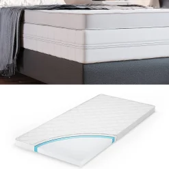 Vitalispa® Vitalispa Protège-matelas Blanc 90x200cm Pur 340 Topper* Surmatelas
