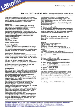 Vlekstop W - Imprégnation spéciale pour la brique, la pierre et le béton - - 250 ml>Lithofin New