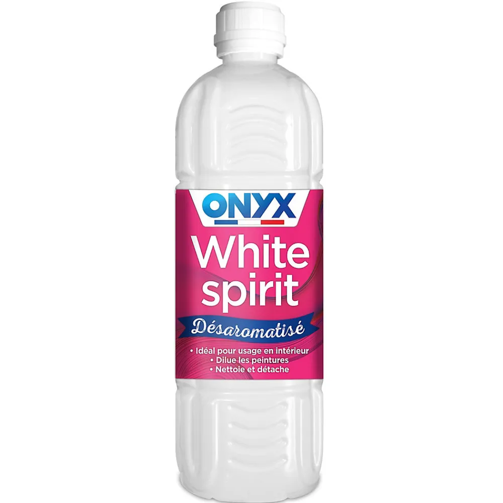 White spirit désaromatisé diluant détachant peinture fraîche 1L>Onyx Outlet